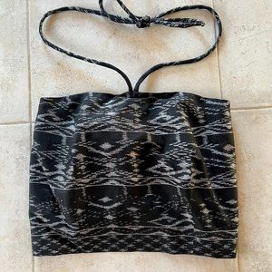 Cropped Tie Halter Top